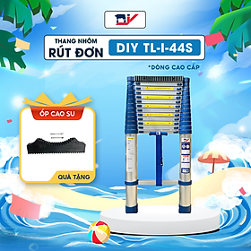 Mua Thang nhôm rút đơn DIY TL-I-44S chiều cao sử dụng tối đa 4.4m - Tiêu chuẩn chất lượng an toàn Châu Âu