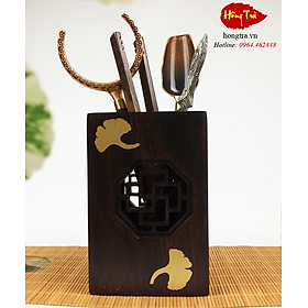 Bộ dụng cụ pha trà chất liệu gỗ cao cấp BDCTG09
