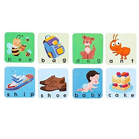 Đồ Chơi Giáo Dục Montessori, Đồ Chơi Trẻ Em Ghép Hình Tiếng Anh Vui Nhộn Nhận Thức Sớm Cho Trẻ.
