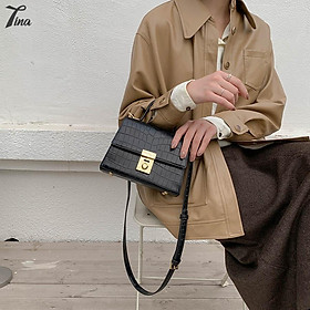 Túi cầm tay nữ Micocah 2021 thiết kế dáng vuông, có dây đeo chéo đơn giản (NSE490) (M401)