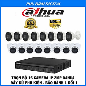 Mua TRỌN BỘ 16 CAMERA IP 2MP DAHUA SIÊU NÉT - Hàng Chính Hãng