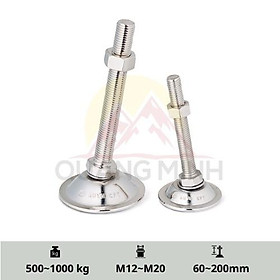 A-PL/A-PLS - Chân tăng chỉnh chiều cao, inox 304, chịu lực, đế sắt mạ Niken M12, M16, M20 cao cấp tiêu chuẩn Hàn Quốc