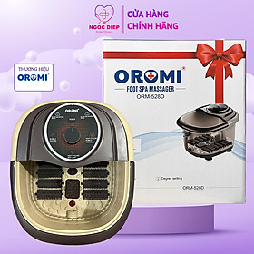 Bồn ngâm chân massage OROMI ORM-528D - Máy mát-xa chân cao cấp có sục khí