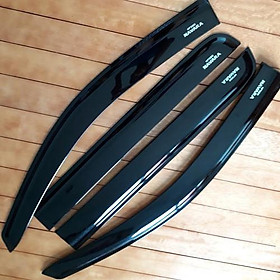 Bộ vè che mưa đen dành cho xe NAVARA 2018-2021 bản TO và DÀY