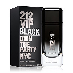 Nước Hoa Nam Carolina Herrera 212 Vip Men Black Edp 100Ml