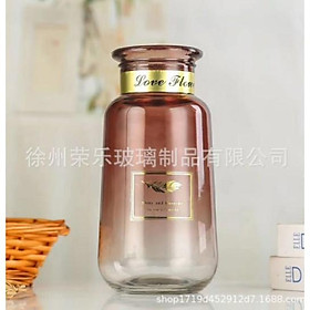 Mua Lọ hoa thủy tinh dày dặn phong cách hiện đại tặng kèm ruy băng
