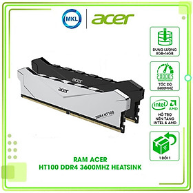 Bộ nhớ RAM tản nhiệt Acer HT100 DRAM DDR4 U-DIMM - Hàng chính hãng