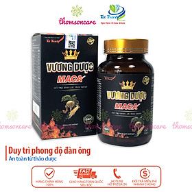 Vương Dược Maca - Hỗ trợ tăng cường sinh lý nam - Hộp 60 viên bổ thận tráng dương