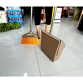 Mua Bộ chổi cước kèm xẻng hốt rác thông minh nhựa VIỆT NHẬT (Màu ngẫu nhiên) - Tự động đóng mở  treo tường  xếp gọn