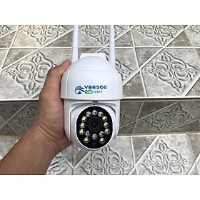 Camera IP Wifi Ngoài trời Yoosee PTZ 2 Râu FullHD 1080P 6 LED trợ sáng, 4 LED hồng ngoại, đàm thoại 2 chiều, hỗ trợ xoay 350 độ - hàng chính hãng