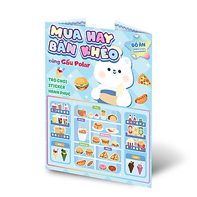 Mua hay bán khéo cùng gấu Polar đồ ăn nhanh (Hơn 60 stickers)