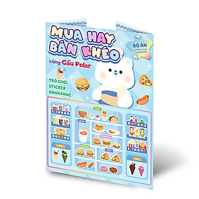 Sách Mua hay bán khéo cùng gấu Polar đồ ăn nhanh (Hơn 60 stickers)