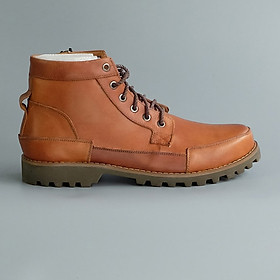 Giày boot nam buộc dây da búc cao cổ, bụi bặm, năng động hàng hiệu Fu Khang mã SP GB110N