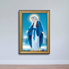 Tranh Thiên Chúa: Tranh Đức Mẹ Maria W708 (60 X 90