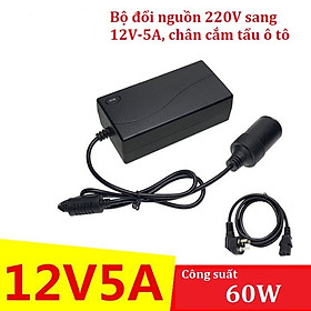 Mua Bộ Đổi Nguồn 220V Sang 12V 5A Công Suất 60W Cực Mạnh