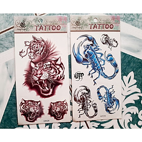 Combo 2 miếng hình xăm dán- nhiều combo lựa chọn