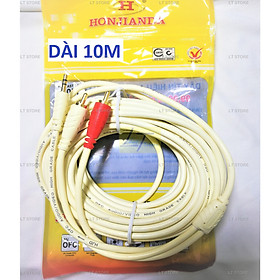 Mua Cáp loa Jack 3.5 ra 2 đầu bông sen AV dài 10M cao cấp chống nhiễu