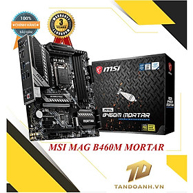 BO MẠCH CHỦ MSI MAG B460M MORTAR SOCKET 1200 - Dành co Intel thế hệ 10 - CHÍNH HÃNG