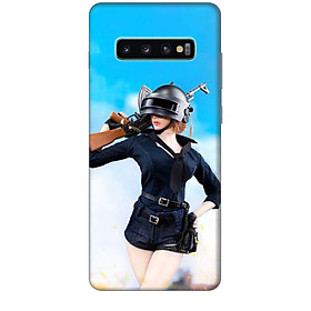 Ốp lưng dành cho điện thoại  SAMSUNG GALAXY S10 PLUS hình PUBG Mẫu 13