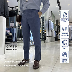 OWEN - () Quần âu nam công sở dáng SLIMFIT mã QS23442 màu xanh caro