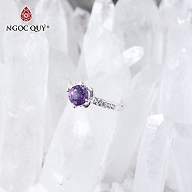 Nhẫn bạc nữ đá thiên nhiên - Ngọc Quý Gemstones