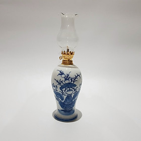 Mua Đèn dầu bầu mẫu hoa sen Bát Tràng