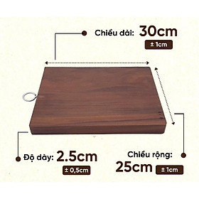 Mua Thớt chữ nhật  gỗ nghiến tay bắc độ bền cao