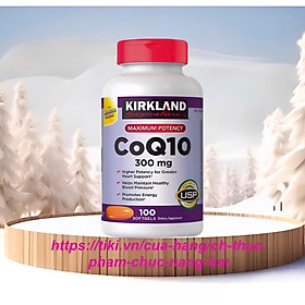 Viên Uống Hỗ Trợ Tim Mạch Kirkland CoQ10 - USA, hộp 100 viên