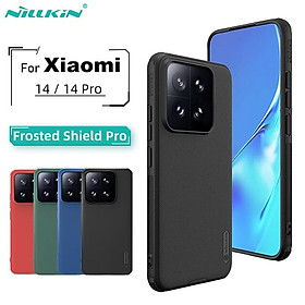 Ốp lưng dành cho Xiaomi 14 - Xiaomi 14 Pro Nillkin Frosted Shield Pro - Hàng nhập khẩu