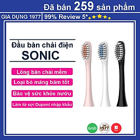 Mua Đầu bàn chải điện thay thế tiện dụng  bàn chải điện SONIC cao cấp 6 cấp độ an toàn cho sức khỏe