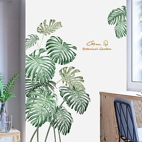 Mua Sticker Giấy Dán Tường Decal Dán tường Mẫu Hoa Lá Cực Xinh ZH031