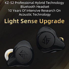 KZ S2 Bluetooth 5.0 Headset Wireless Earphones Headphones Earbuds Touch Control