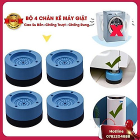 Bộ 4 Miếng Đệm Cao Su Cao Cấp Lót Chân Máy Giặt Chống Rung Chống Ồn - Miễn Phí Vận Chuyển