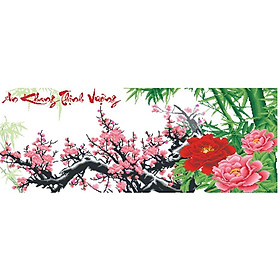 Mua Tranh thêu chữ thập An khang thịnh vượng ( chưa thêu)-X8124