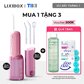 Máy Tăm Nước 2 Bình Thay Thế Halio UltraClean Express Hydro Floss Phiên Bản Nâng Cấp Dành Cho Răng Niềng