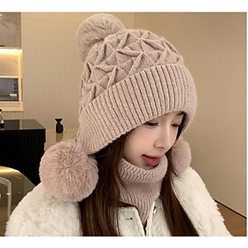 Mũ len mùa đông cao cấp, nón len nữ phong cách Hàn - Nón chống nắng nữ