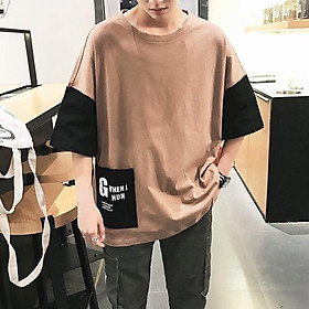 Áo thun tay ngắn nam nữ phối màu cực hot