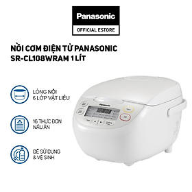 Nồi cơm điện tử Panasonic SR-CL188WRA 1.8 lít / SR-CL108WRA 1 lít - Hàng chính hãng