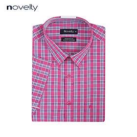 Áo sơ mi nam Novelty ngắn tay 170231N vạt bầu