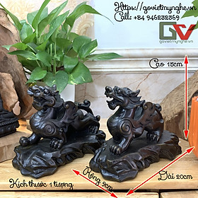 Mua Cặp Tượng Đá Trang Trí Tỳ Hưu Phong Thủy - Đá Màu