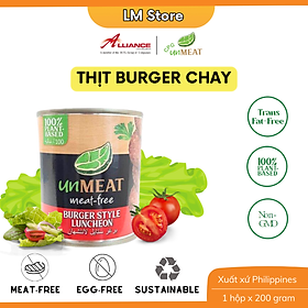 [Chay] Thịt Burger Chay Unmeat 200g - Nhập Khẩu Trực Tiếp Từ Philippines