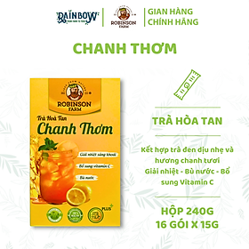 ROBINSON FARM - Trà hòa tan Chanh Thơm - Hộp 240g (16 gói x 15g)