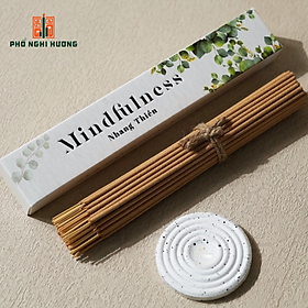 Mua Nhang thiền Thư giãn Mindfulness - Phổ Nghi Hương mùi hương tươi mát  có tính thanh tẩy cao thích hợp để thư giãn và khử mùi không gian sống