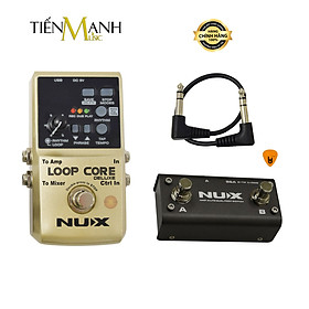 Mua Phơ Guitar tạo vòng lặp Nux Loop Core Effect Pedal Kèm Pick (Bàn đạp Looper Fuzz - Thời gian ghi âm 6h)