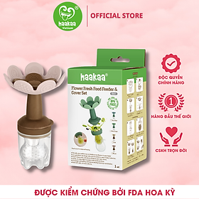 Túi nhai ăn dặm, chống hóc cho bé Haakaa. Chất liệu silicone cao cấp, an toàn. Không chứa BPA, PVC và phthalate