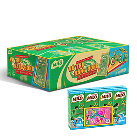 Thùng 48 Hộp Sữa Nestlé Milo Ít Đường (180ml/ Hộp)