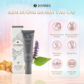 Kem Dưỡng Da Cao Cấp Hysses Age Defying Brightening Facial Cream Làm Trắng Da, Chống Lão Hóa, Dưỡng Ẩm Da Khô, Nứt Nẻ Với Tinh Dầu Trầm Hương - Hoắc Hương Hữu Cơ Tự Nhiên