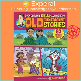 Hình ảnh Sách - Buck Denver's Bible Coloring Book : Old Testament Stories by JellyTelly Press (US edition, paperback)