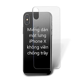 Miếng dán lưng cho iPhone 6 7 X 11 12 13 14 Pro Max Plus Mini chống trầy