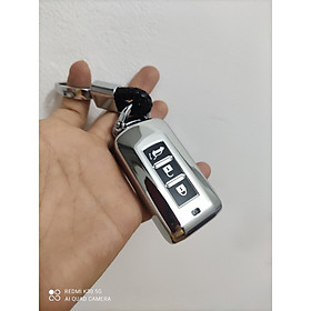 Mua Ốp  bọc chìa khóa xe Mitsubishi Xpander  Outlander   Attrage  Mirage  Pajero- chìa thông minh- Mẫu Silicon Tráng Gương